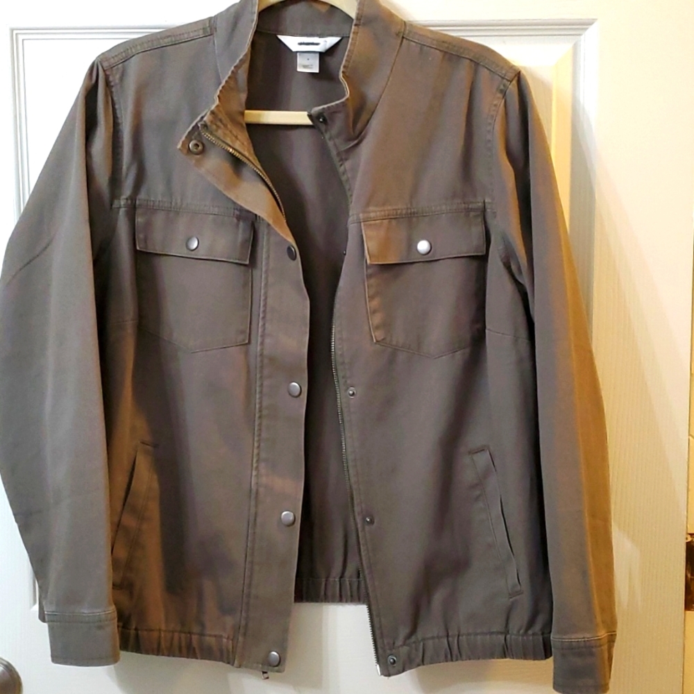 cj banks woman's twill bomber jacket Size X